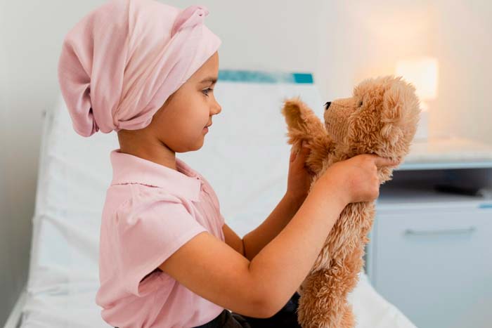 Câncer Infantil, paciente em tratamento.